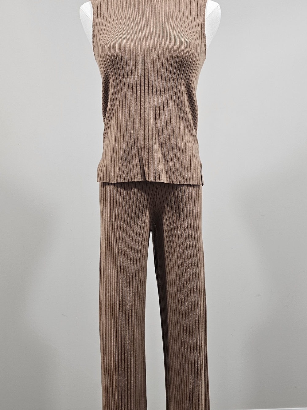 Marled Reunited Clothing Ribbed Knit 2-Piece Lounge Set - Size S